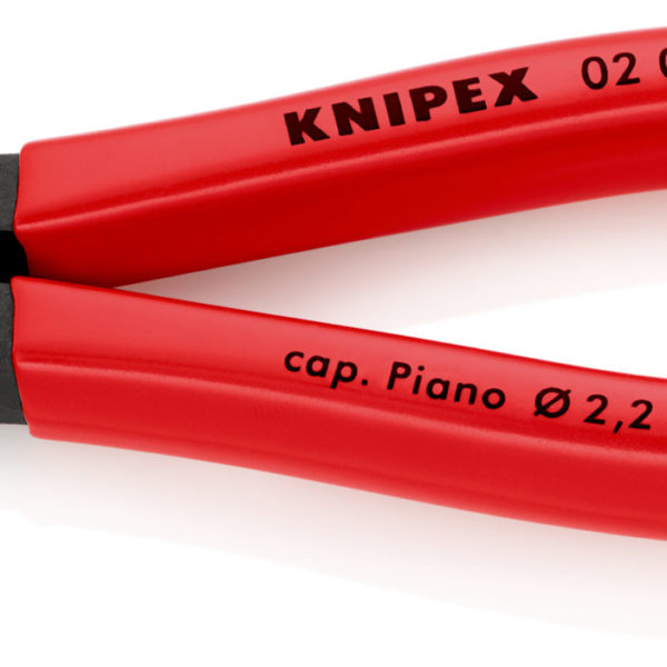 KNIPEX 02 01 200 SB Erő kombifogó műanyaggal bevonva feketére foszfátozott 200 mm