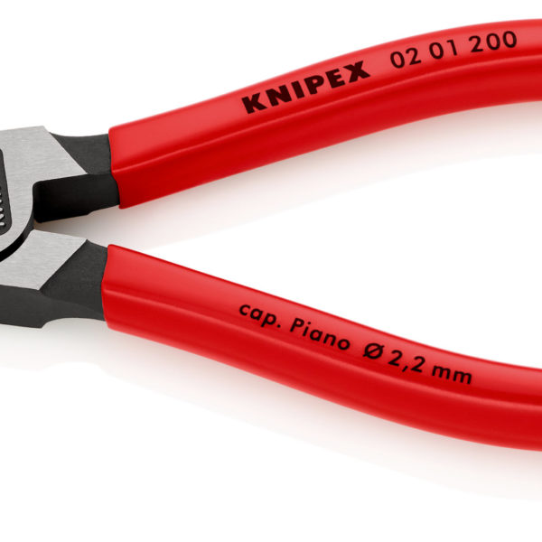KNIPEX 02 01 200 Erő kombifogó műanyaggal bevonva feketére foszfátozott 200 mm